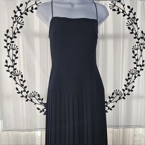 TAHARI NWT Elegant Black full Length Sexy Evening Dress Sz 10